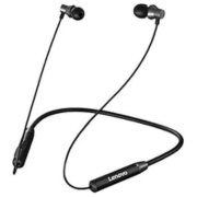 Lenovo Wireless Neckband Earphone He05 (Black)