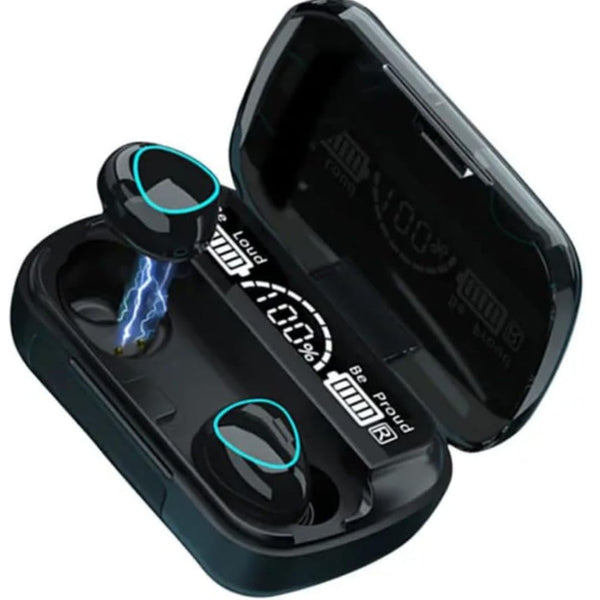 M10 TWS True Wireless Earbuds LED Display 9D Stereo In-Ear Sports Bluetooth Headphones